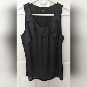 LOFT - Black tank top- size M